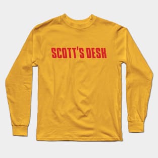 Scott's Desk Tower Logo Long Sleeve T-Shirt